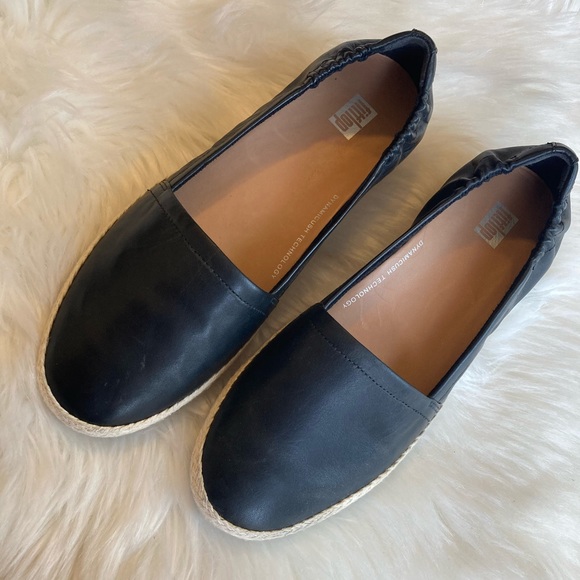 FitFlop Siren Espadrilles Brand New Size 7.5 Black - Picture 9 of 12
